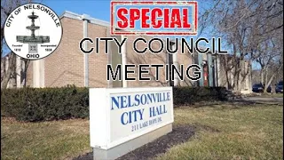 Nelsonville City Council Special Meeting 02062024