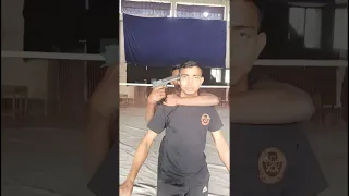 (required)#best  Self defence technique to pistol 🥋Martial arts👌