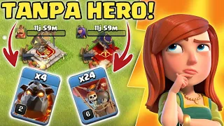 HERO IN UPGRADE? NO PROBLEM! LAVALOON WITHOUT HERO - TH 9 STRATEGY
