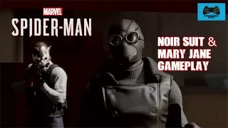 Marvel's Spider-Man | Don't touch the art Mission Gameplay | Noir Suit and MJ gameplay