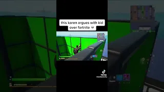 Karen argues with kid over fortnite💀