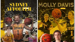 Molly Davis and Sydney Affolter from  @IowaHawkeyesOfficial