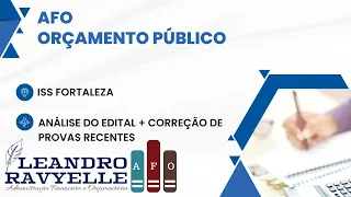 ISS FORTALEZA - ANÁLISE DO EDITAL + CORREÇÃO DE PROVAS CEBRASPE