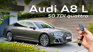 NEW Audi A8 50 TDI quattro (286 hp) - POV drive & walkaround | ASMR | 4K