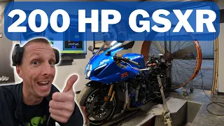 Stock Motor 2022 GSXR 1000 Hits 200HP: What Mods Did It Take?