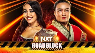 WWE 2K22 NXT Roadblock Roxanne Perez vs Meiko Satomura Full Match Gameplay