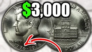 SUPER RARE 1976 HALF DOLLARS WORTH MONEY - EXPENSIVE COINS TO LOOK FOR!!