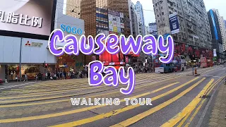 【4K】Hong Kong Walking Tour - Causeway Bay | Times Square | Hysan Place | Hennessy Rd | Lockhart Rd