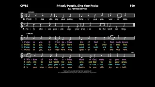 Priestly People, Sing Your Praise  [Cox / SANCTA SOPHIA]  CWB2:590