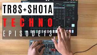 TECHNO with the Roland TR8S + SH01A: Episode #13