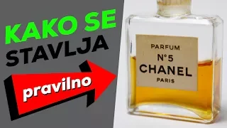 Kako se PRAVILNO nanosi parfem