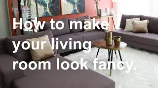 Tips & Tricks: Make Your Living Room Look Fancy | MF Home TV