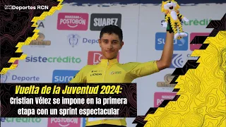 Vuelta de la Juventud 2024: Cristian Vélez se impone en la primera etapa con un sprint espectacular