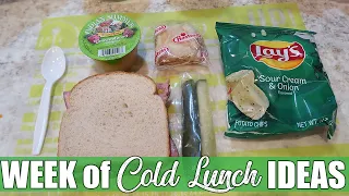 Cold Lunch Ideas for Work or School | August 2020 Homemaking Mom Life