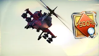 PvE 500% RP booster AH-64A "Peten" (War Thunder)