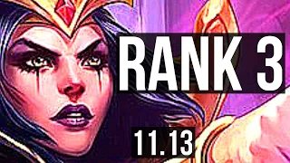 LEBLANC vs TRYNDAMERE (MID) | Rank 1 LeBlanc, Rank 3, 17/3/6, 1.1M mastery | EUW Challenger | v11.13