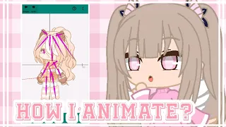 How i animate || Flamingo animator tutorial || Gacha Club || Requested ||