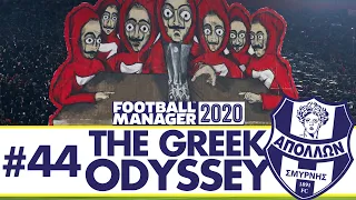 EUROPA LEAGUE QUARTER FINAL | Part 44 | THE GREEK ODYSSEY FM20 | Football Manager 2020