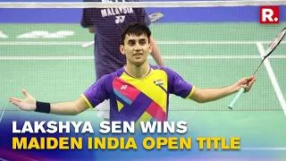 20-Year-Old Lakshya Sen Defeats World Champion Loh Kean Yew To Win Maiden India Open Title