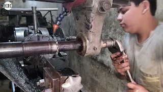Machining process of Spur Gears From Old Ships High Strength Steel