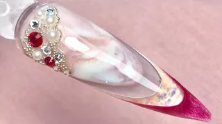 Gel Nails - 3D French Nail Design - Nail Tutorial