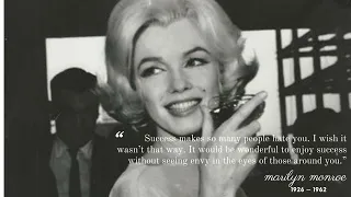 Best Quotes --- Marilyn Monroe Quotes About Love, Success and Relationships Worth Listening To