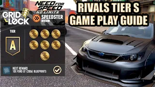 GRIDLOCK TIER S UNDERGROUND RIVALS | Need for speed no limits Game play Guide