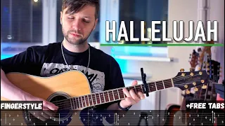HALLELUJAH | Fingerstyle + Free tabs