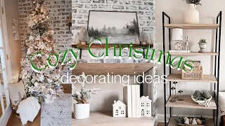 COZY CHRISTMAS DECORATING IDEAS 🎄 | SIMPLE AND COZY CHRISTMAS DECORATE WITH ME