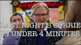 Last Night's Corrie in Under Four Minutes - 24 November 2022