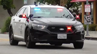 LAPD Gang Unit Taurus & Ford Explorer Responding