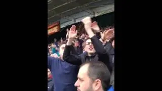 Tango man leading 3,800 Sheffield Wednesday fans into "Carlos Had A Dream" today...