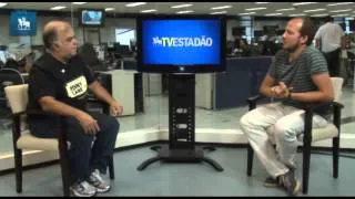 Marco Antonio Mallagoli entrevistado pela TV Estadão