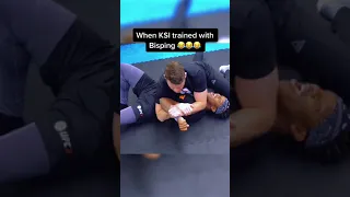 When KSI trained with Michael Bisping 😂 (via KSI)