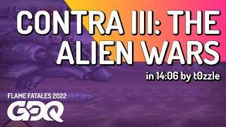 Contra III: The Alien Wars by t0zzle in 14:06 - Flame Fatales 2022