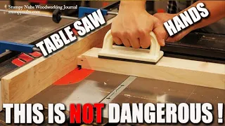 Table saw safety can go TOO FAR! (LOOK AT THIS!)