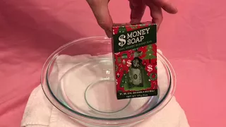 Money soap!! Real money inside!
