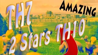 TH7 2 Stars TH10 War Attack | TH7 vs TH10 | Amazing! | TH8 3 Star Strategy