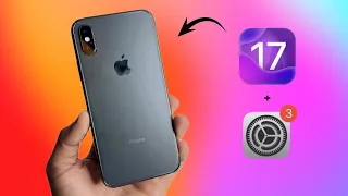 New update for iPhone X (iOS 17) || How to update iPhone X on iOS 17