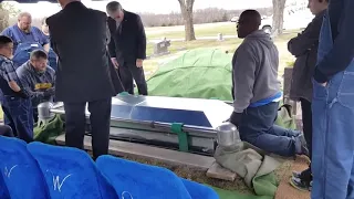 Casket Lowering Gone Wrong