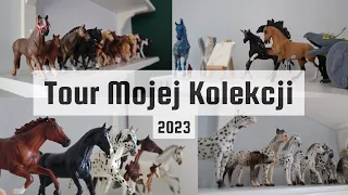 Tour mojej kolekcji modeli koni (Schleich, Breyer, CollectA) | Sierpień 2023|