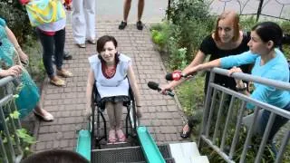 Как инвалиды мучаются на пандусах