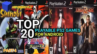 TOP 20 PLAYABLE PS2 GAMES ON ANDROID #4 (Aethersx emu v1.4)