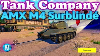 Tank Company. AMX M4 Surblindé. На стоковой пушке. Обзор.
