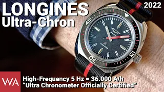 LONGINES Ultra-Chron. High-Frequency 5 Hz = 36.000 A/h. “Ultra Chronometer Officially Certified”