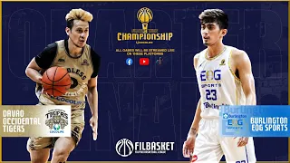 LIVE: Davao Occidental Tigers vs Burlington EOG Sports | Subic Championship - Nov 17, 2021