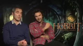 Aidan Turner & James Nesbitt — Kili and Bofur talk The Hobbit with FILMCLUB