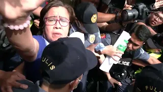 De Lima leaves Muntinlupa court following her acquittal from drug case