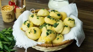 Ну-у очень вкусные сырные шарики с чесночным соусом! | Appetitno.TV