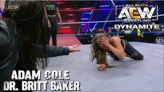 Britt Baker and Adam Cole Catch BRUTAL BEATDOWN From Out Casts and J.A.S. AEW Dynamite 04.19.23